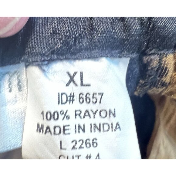 Vintage Lew Magram Patchwork Tiered XL Midi Boho Statement Eclectic Art To Wear - Picture 10 of 11